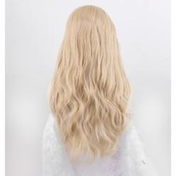 Blonde Wig,Ombre Brown Light Blonde Lace Front Wig for Women Best Synthetic Hair - Picture 2 of 4